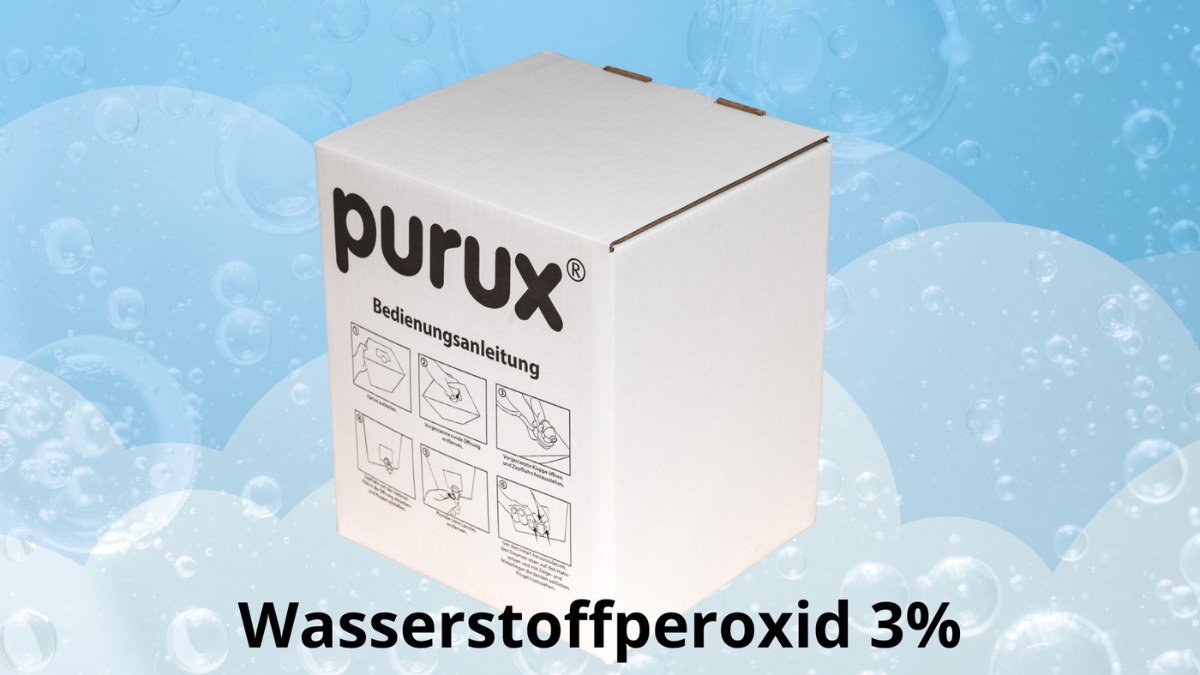 purux Wasserstoffperoxid 3 %: Klar, rein & ohne Zusätze