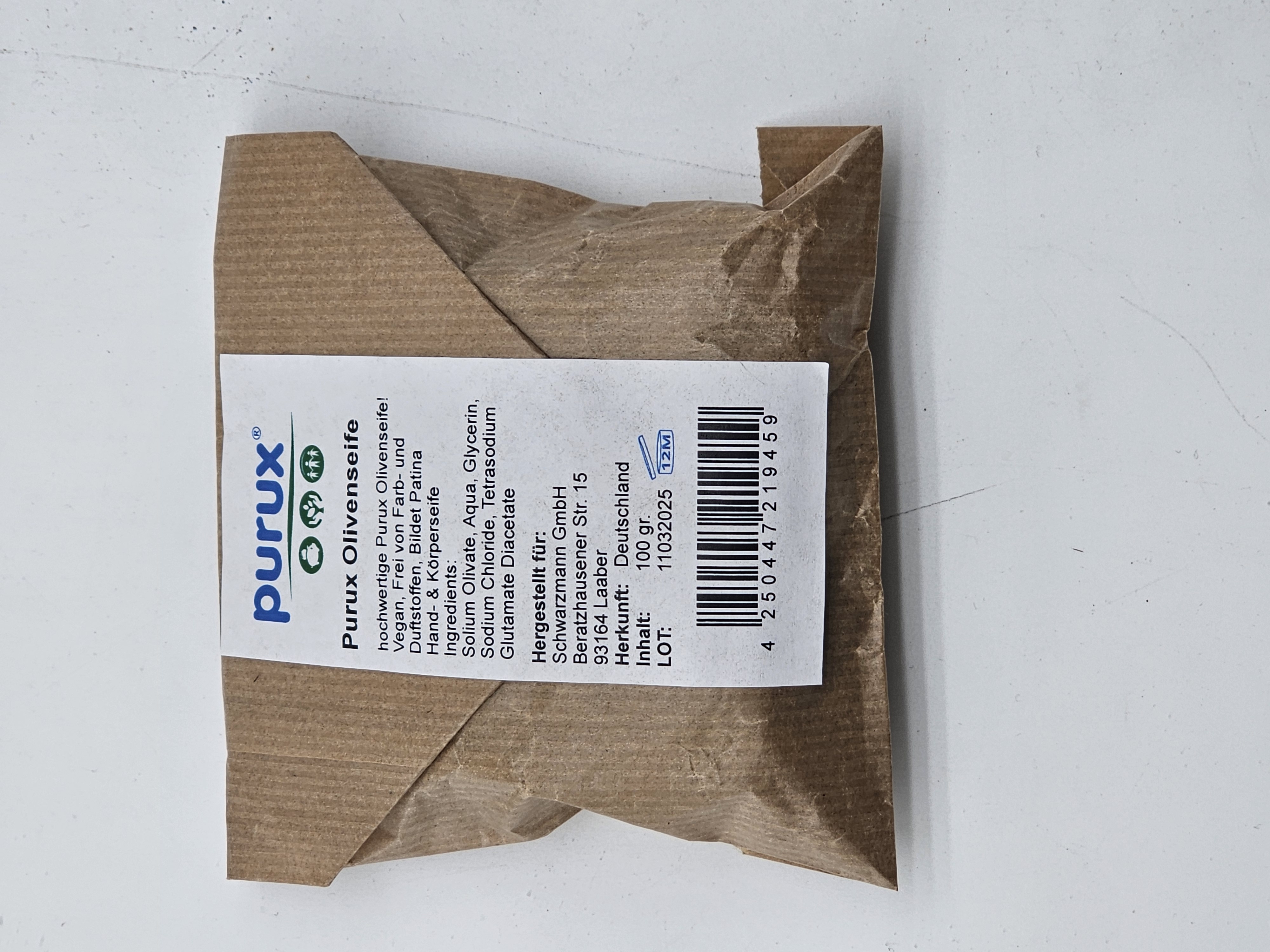 6x Olivenseife Naturseife Feinseife statt Kernseife Alepposeife vegan ohne Palmöl oder Parfum