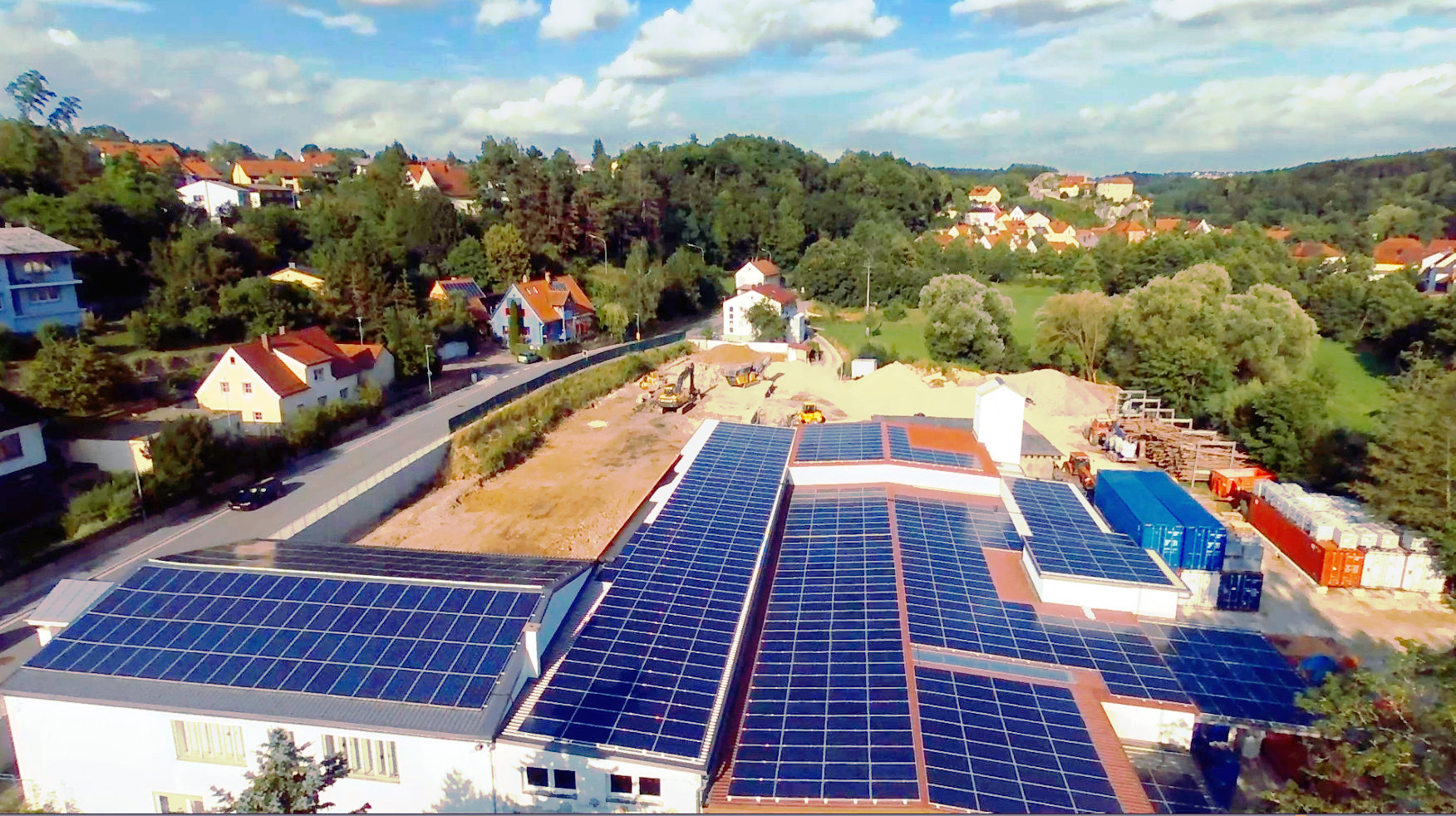 1000 m² Solaranlage