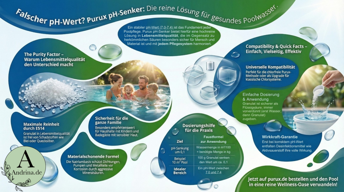 pH-Wert im Pool senken: Mit pH-Senker ganz einfach