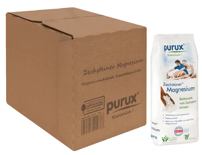 Zechsteiner Magnesium 3,6kg Zechstein MgCl2 Kosmetikqualität 6x 600g Beutel